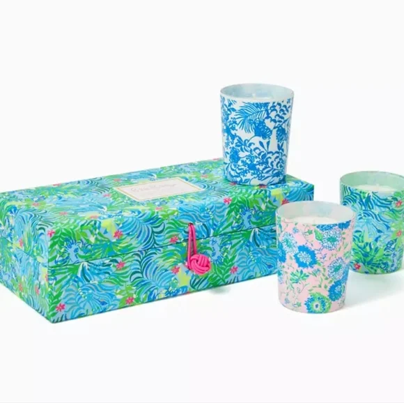 LILLY PULITZER VOTIVE CANDLE SET - Picture 13 of 13